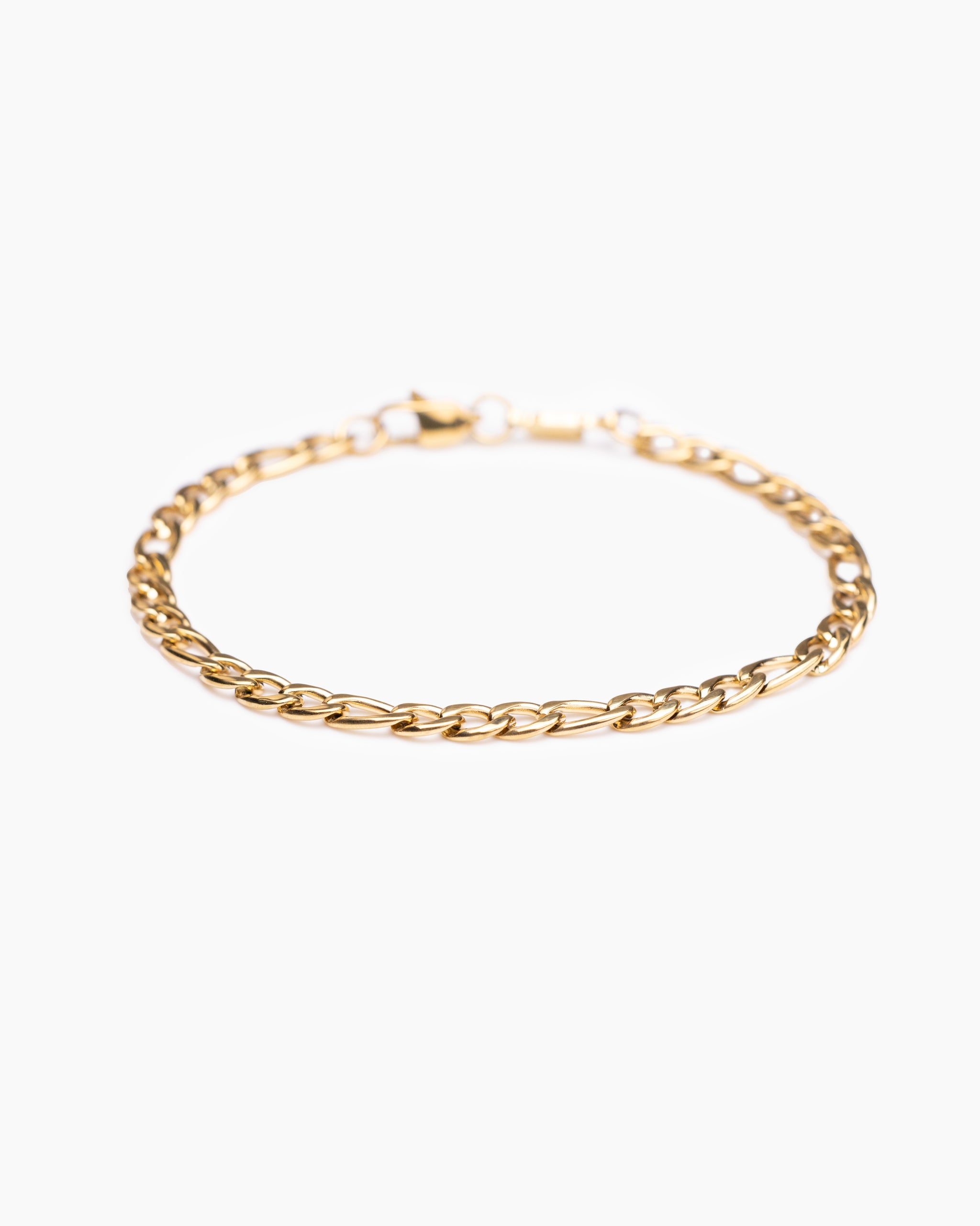 Figaro Bracelet In Gold 5MM - Humbler