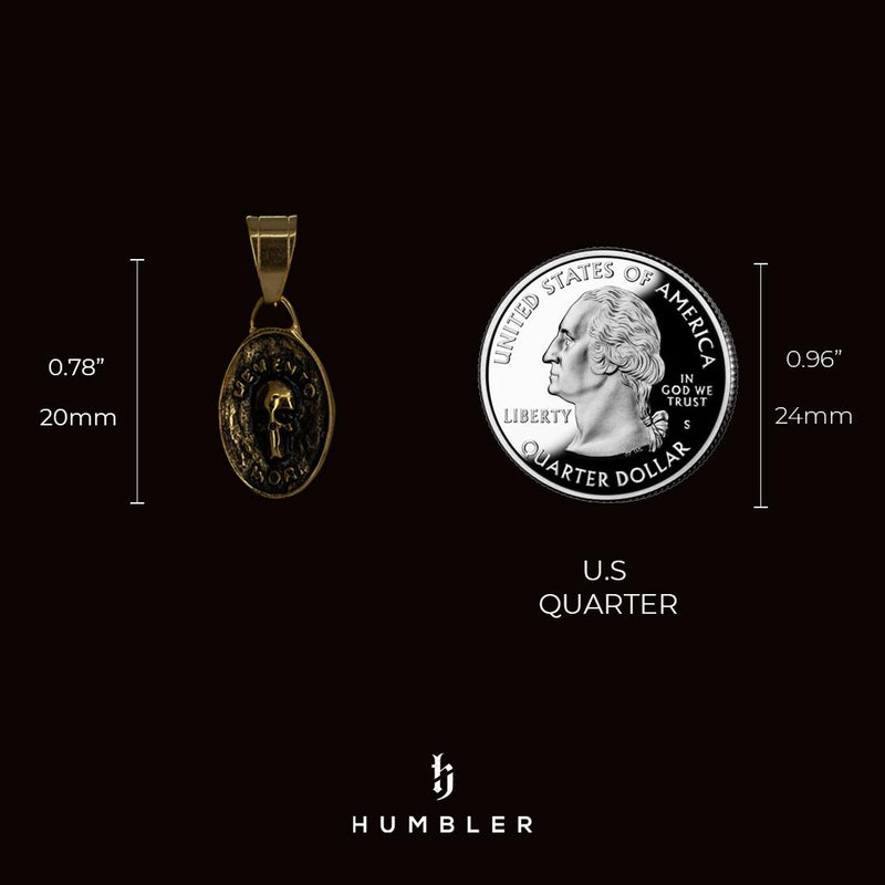 Memento Mori Skull Coin Pendant
