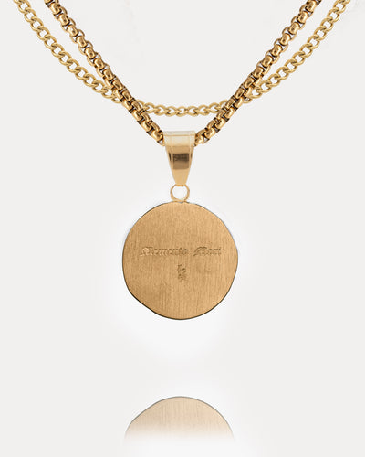 Death Smile Memento Mori Coin Pendant