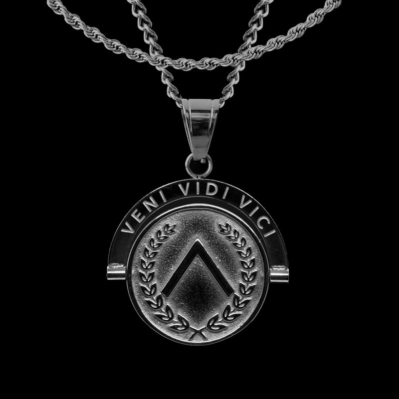 Warrior Veni Vidi Vici Double Sided Pendant