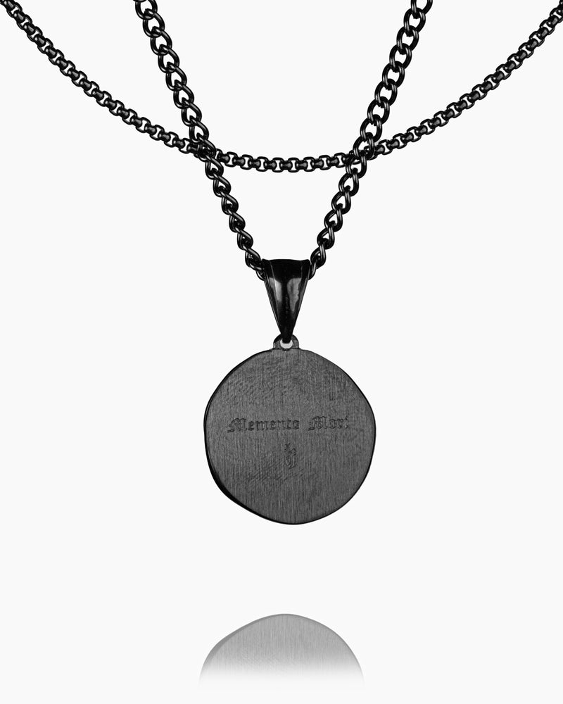 Death Smile Memento Mori Coin Pendant