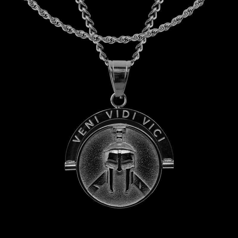 Warrior Veni Vidi Vici Double Sided Pendant