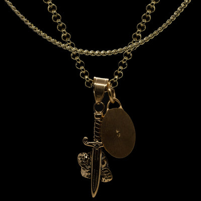 Symbols of Memorial Pendant Set