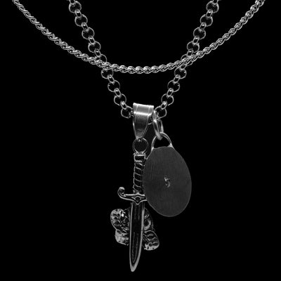 Symbols of Memorial Pendant Set