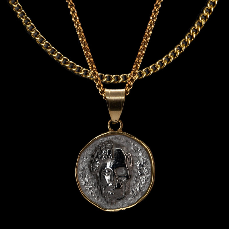 Marcus Aurelius Memento Mori Coin Pendant