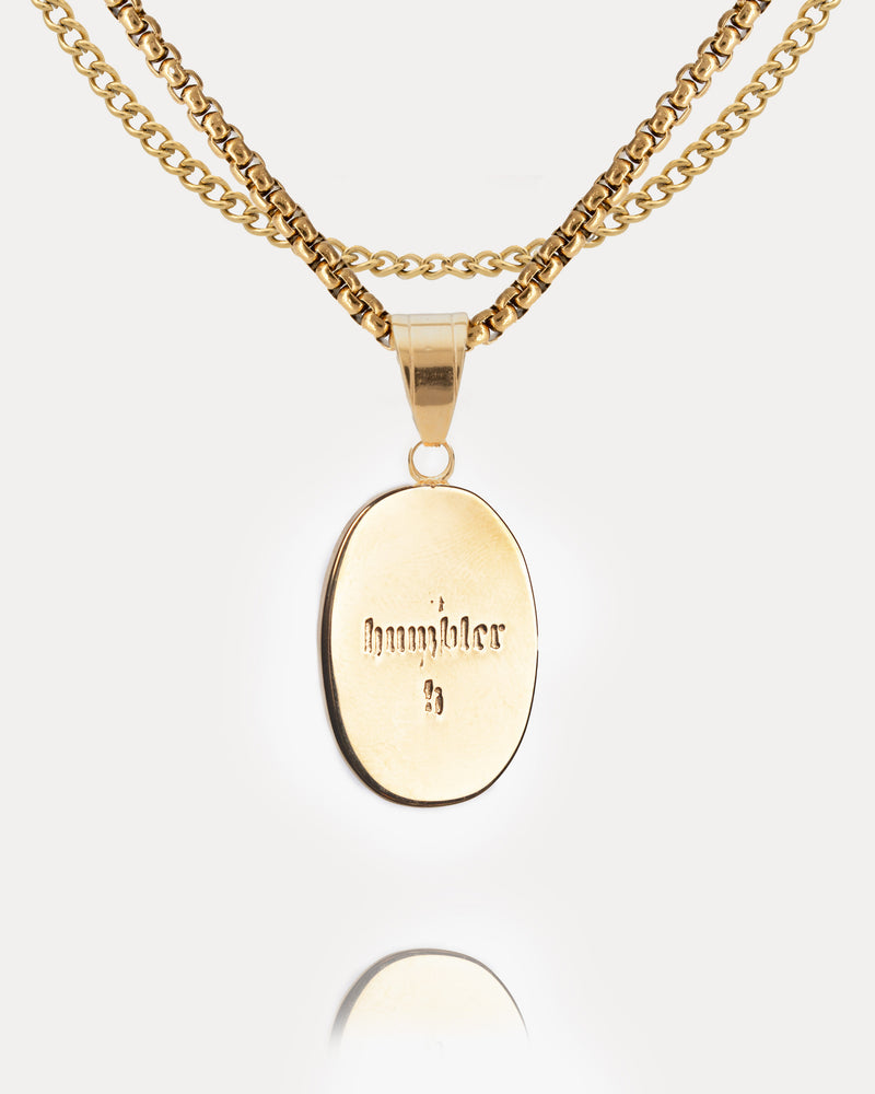 Hard Work & God's Work Coin Pendant