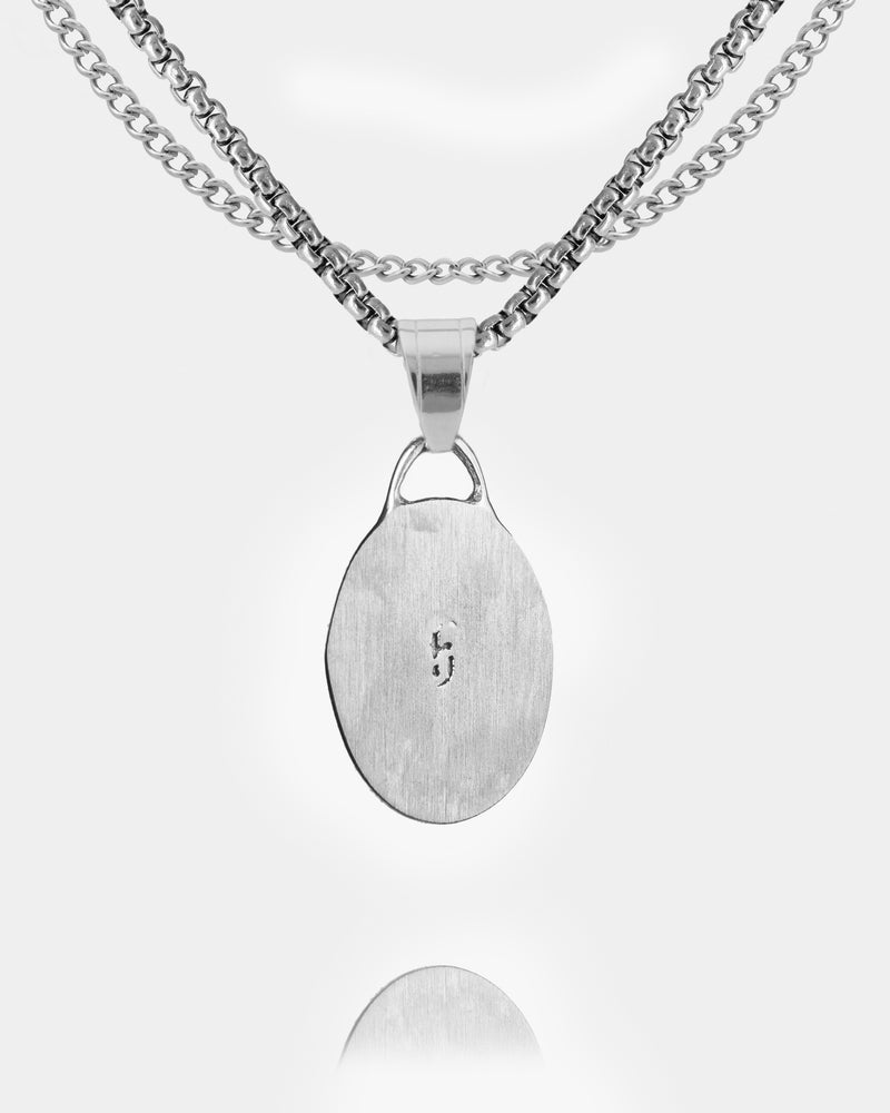 Memento Mori Skull Coin Pendant