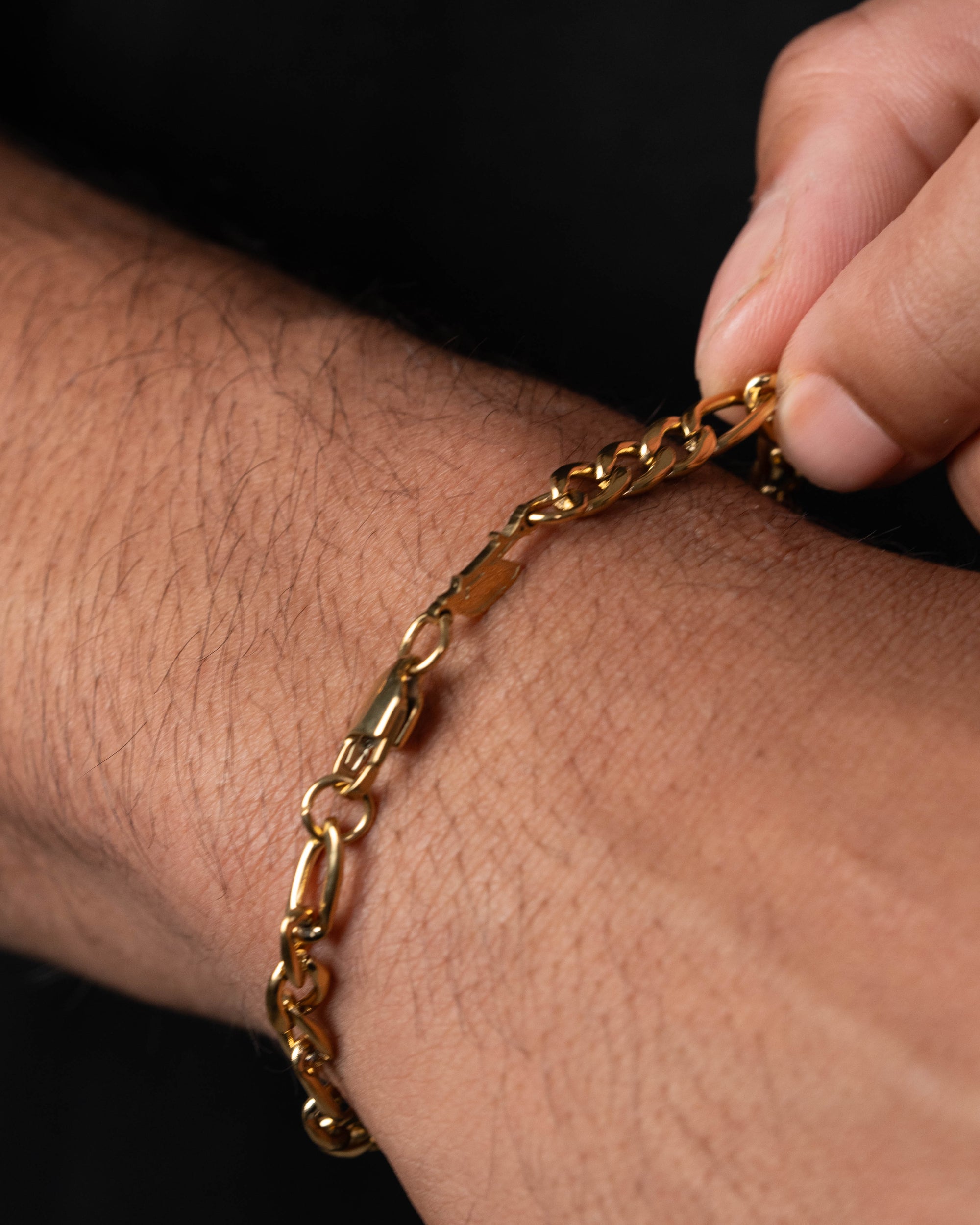 5MM FIGARO BRACELET-Humbler