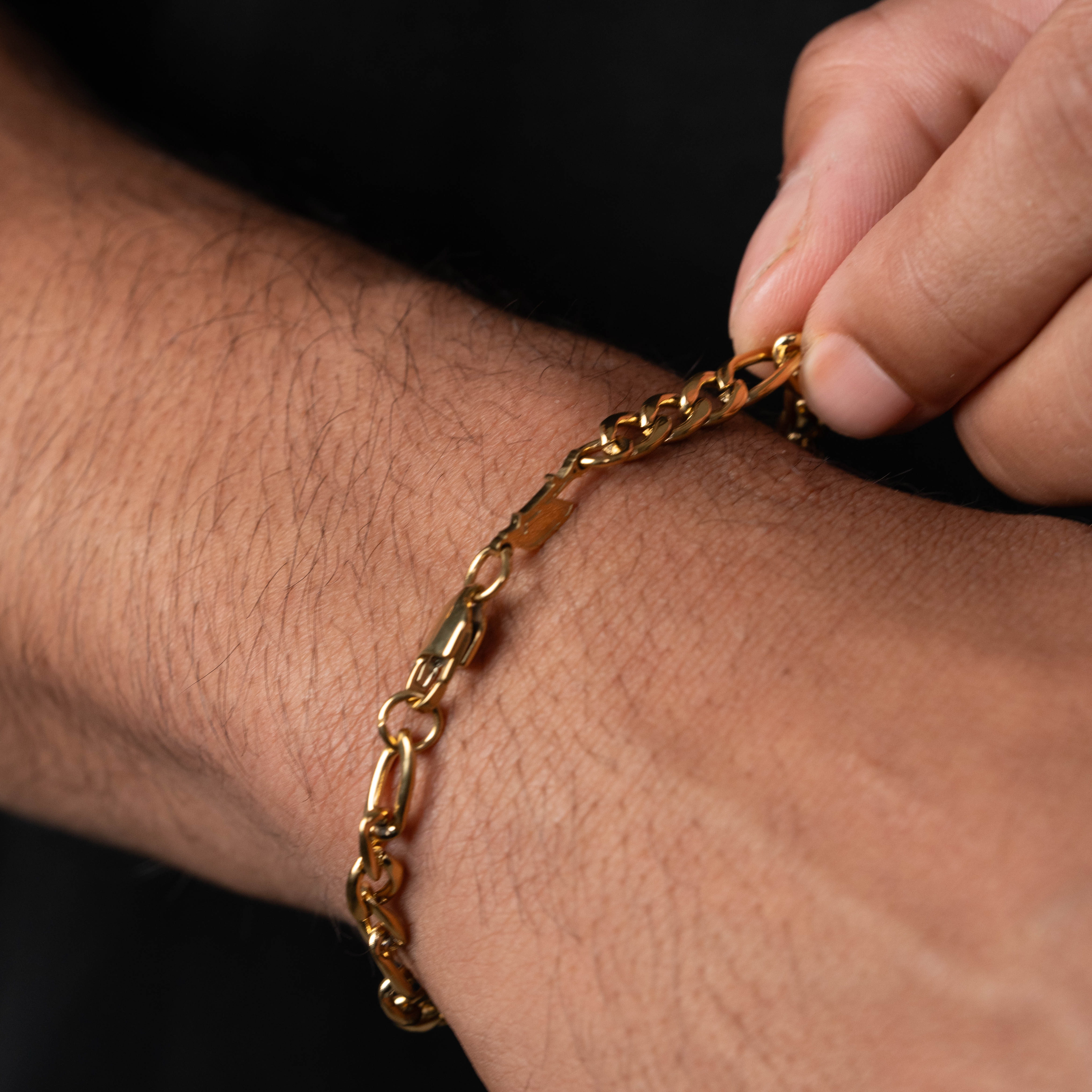 5MM FIGARO BRACELET-Humbler