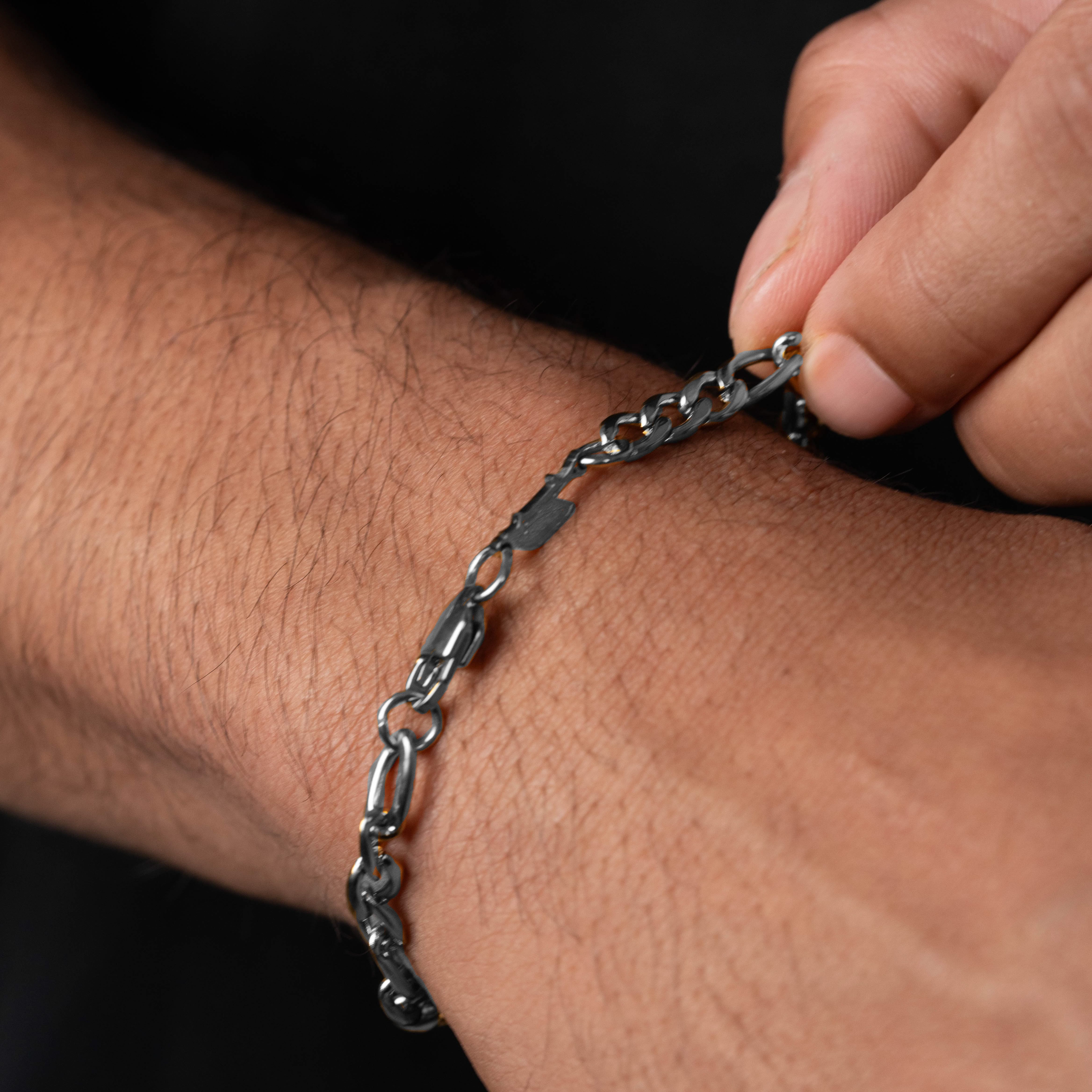 5MM FIGARO BRACELET-Humbler