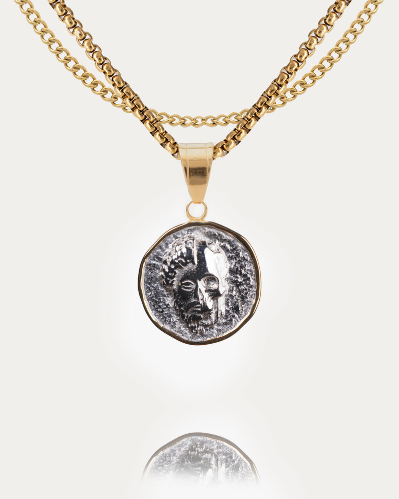 Marcus Aurelius Memento Mori Coin Pendant