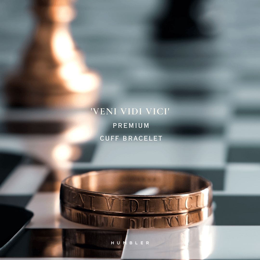 'Veni Vidi Vici' Bracelet ( Silver ) - HumblerCo