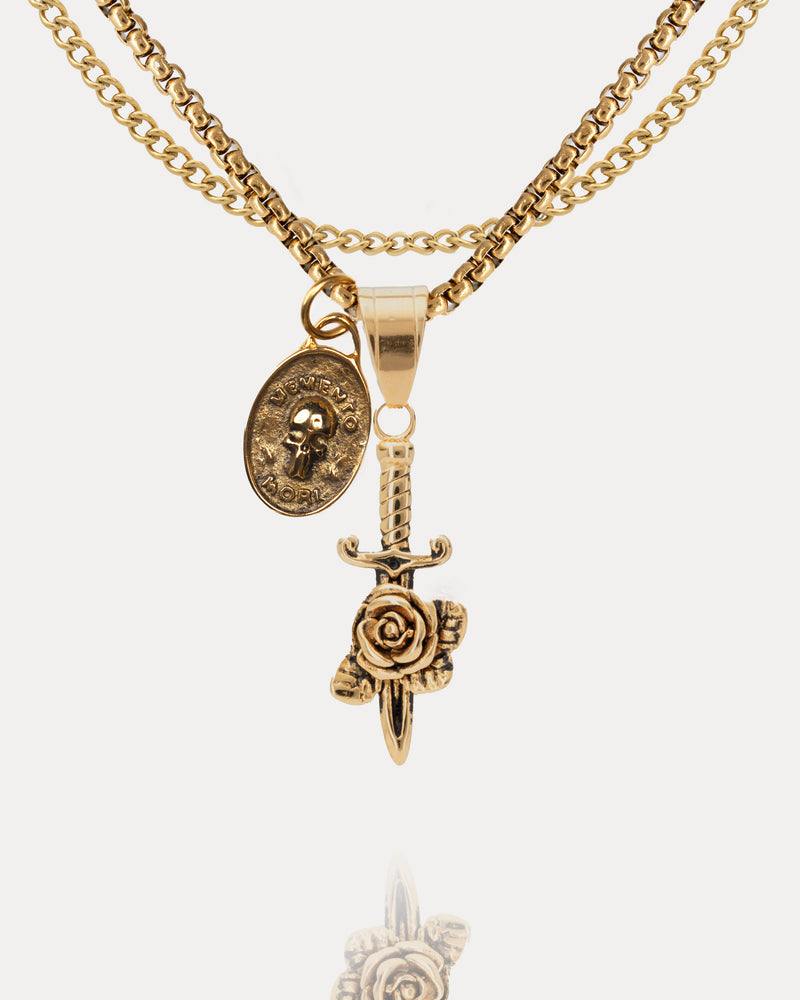 Symbols of Memorial Pendant Set