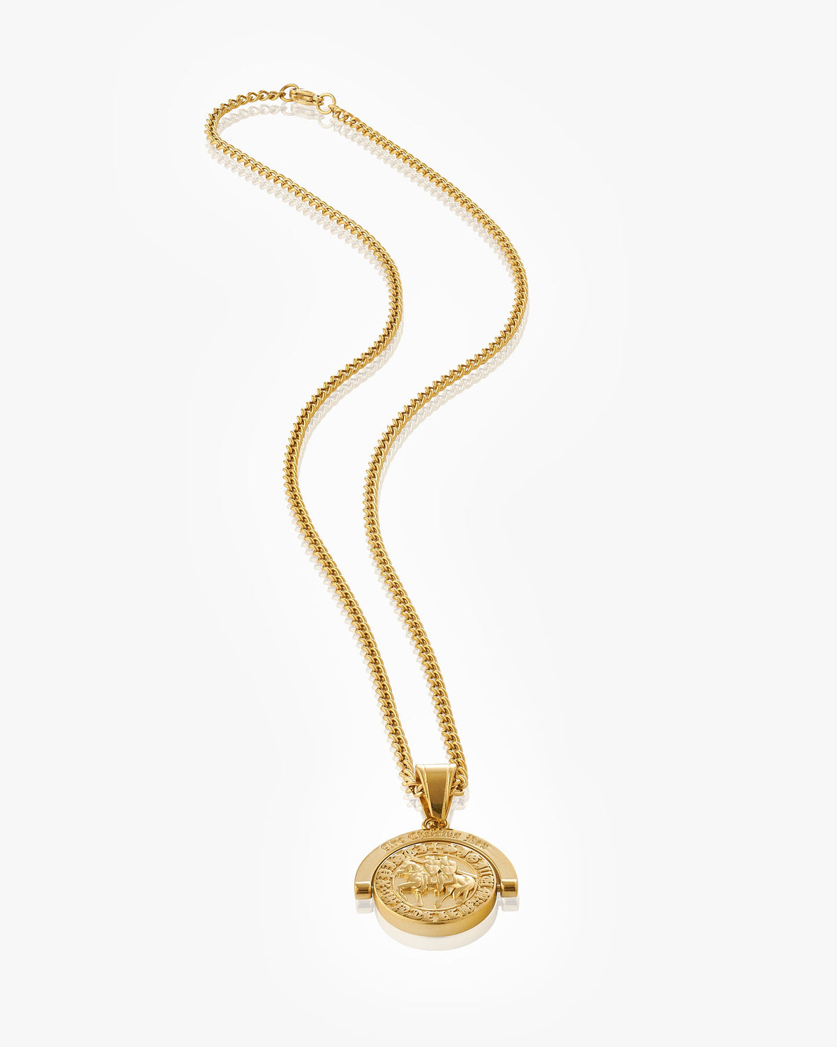 Ave Christus Rex Double Sided Pendant-Humbler