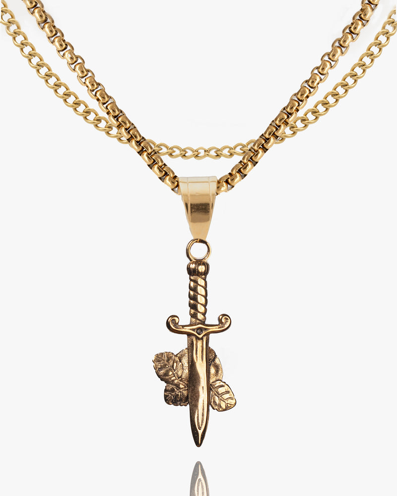 Daggered Rose Pendant-Humbler