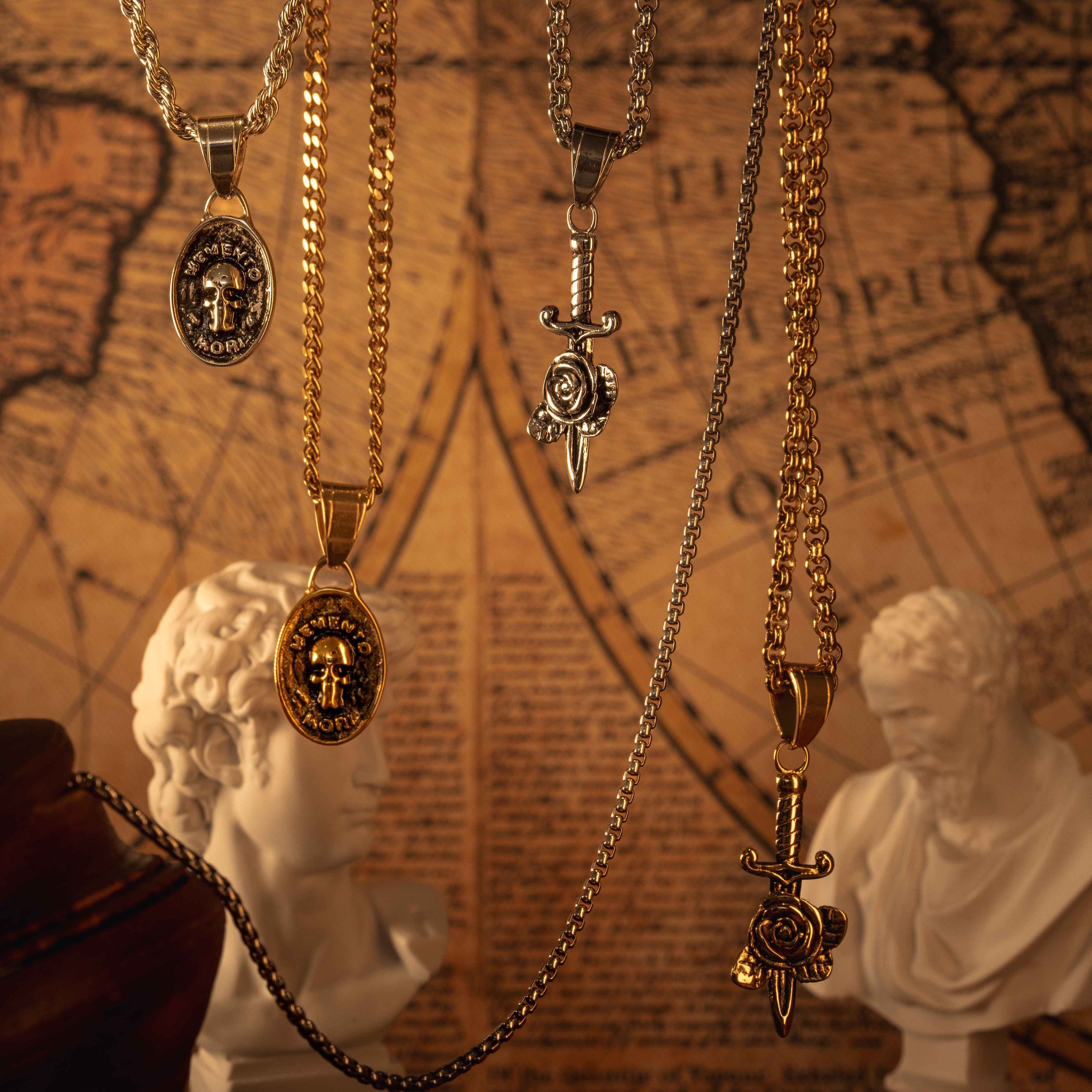 Memento Mori Skull Coin Pendant-Humbler