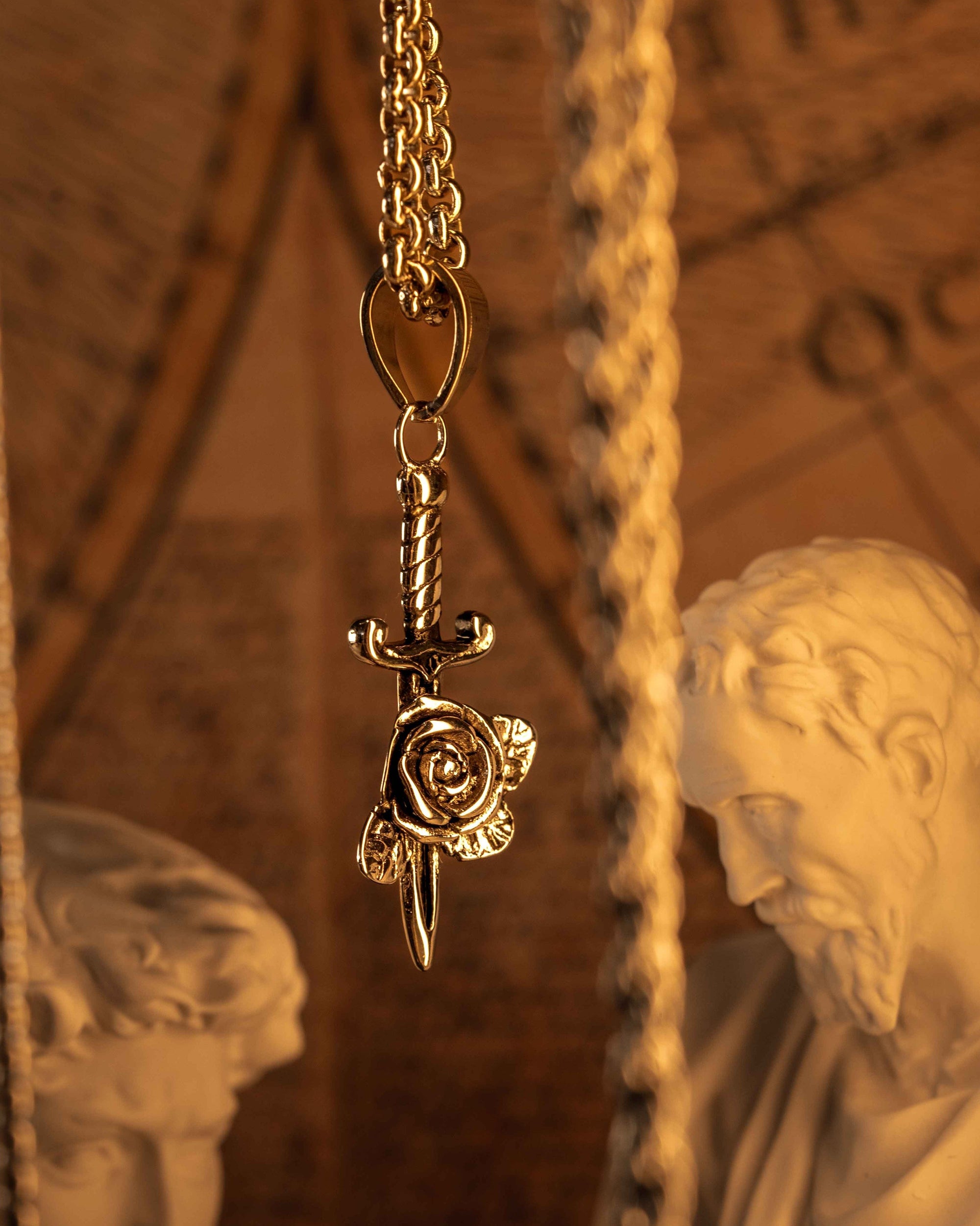 Daggered Rose Pendant-Humbler