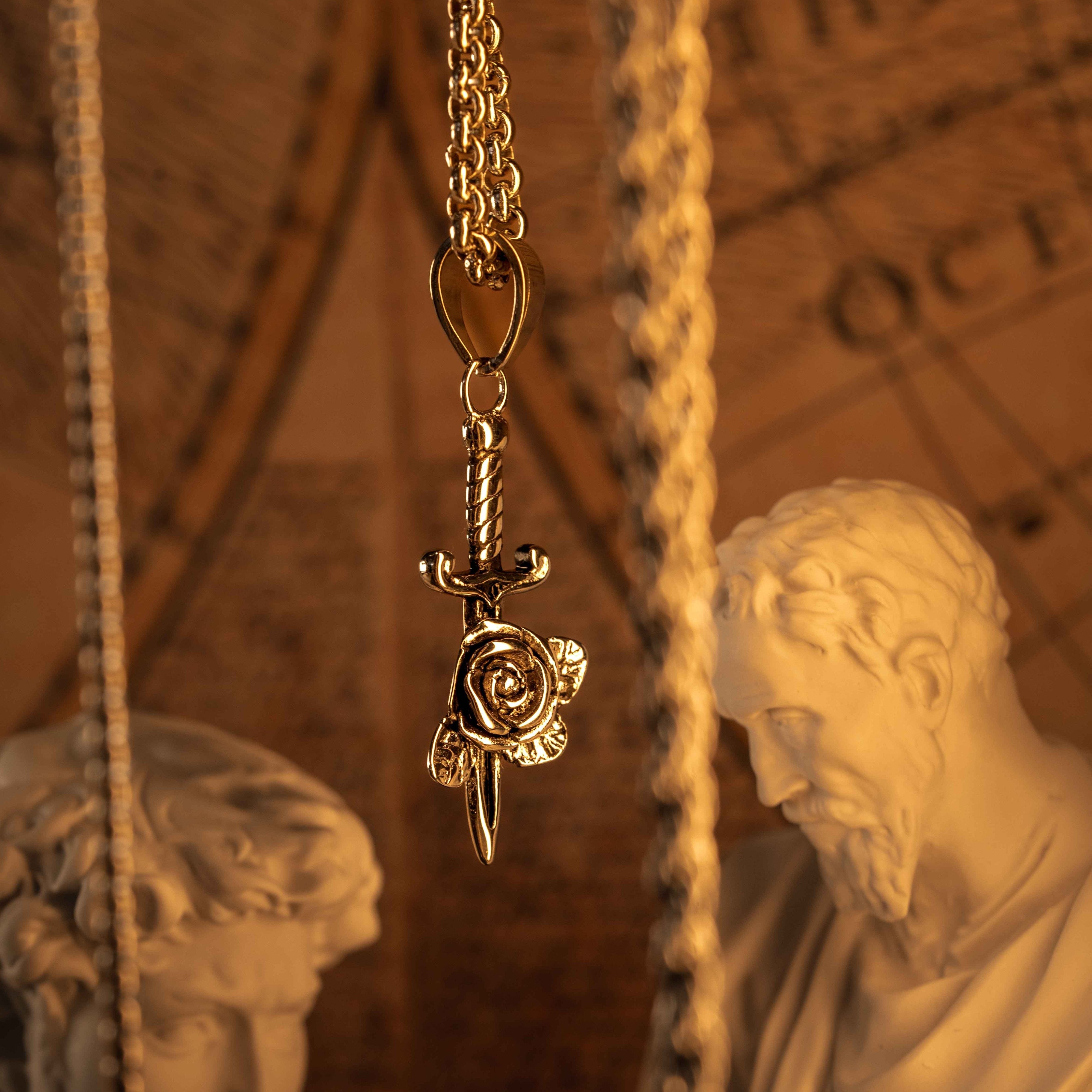 Daggered Rose Pendant-Humbler