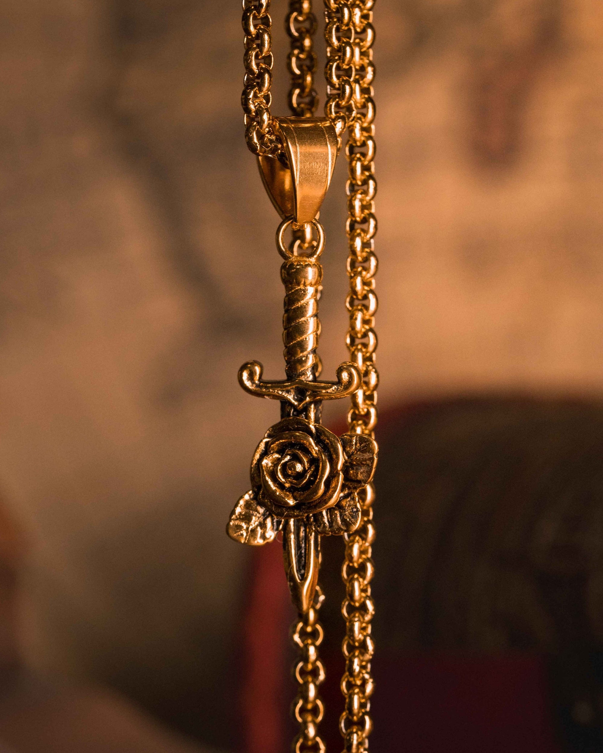 Daggered Rose Pendant-Humbler