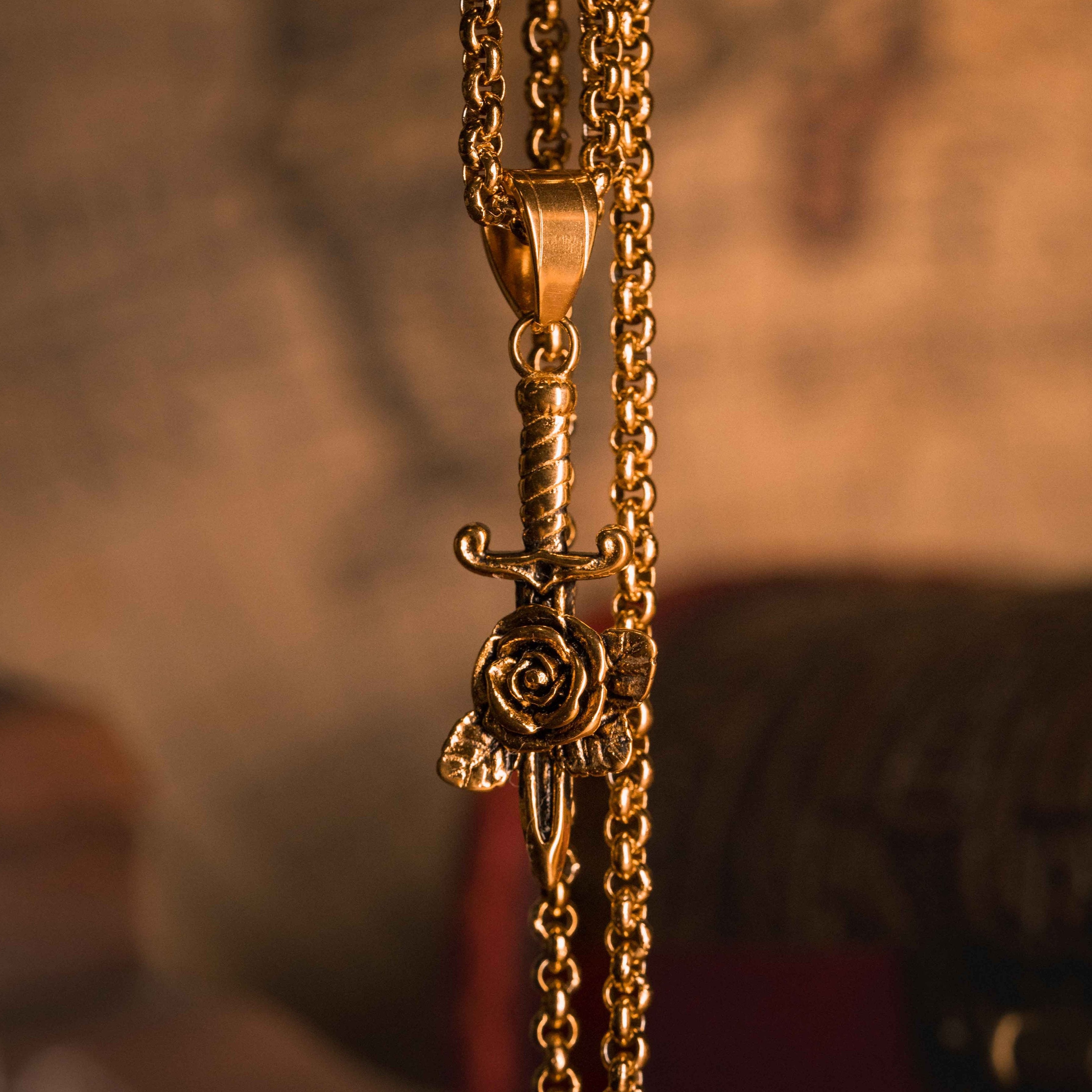 Daggered Rose Pendant-Humbler