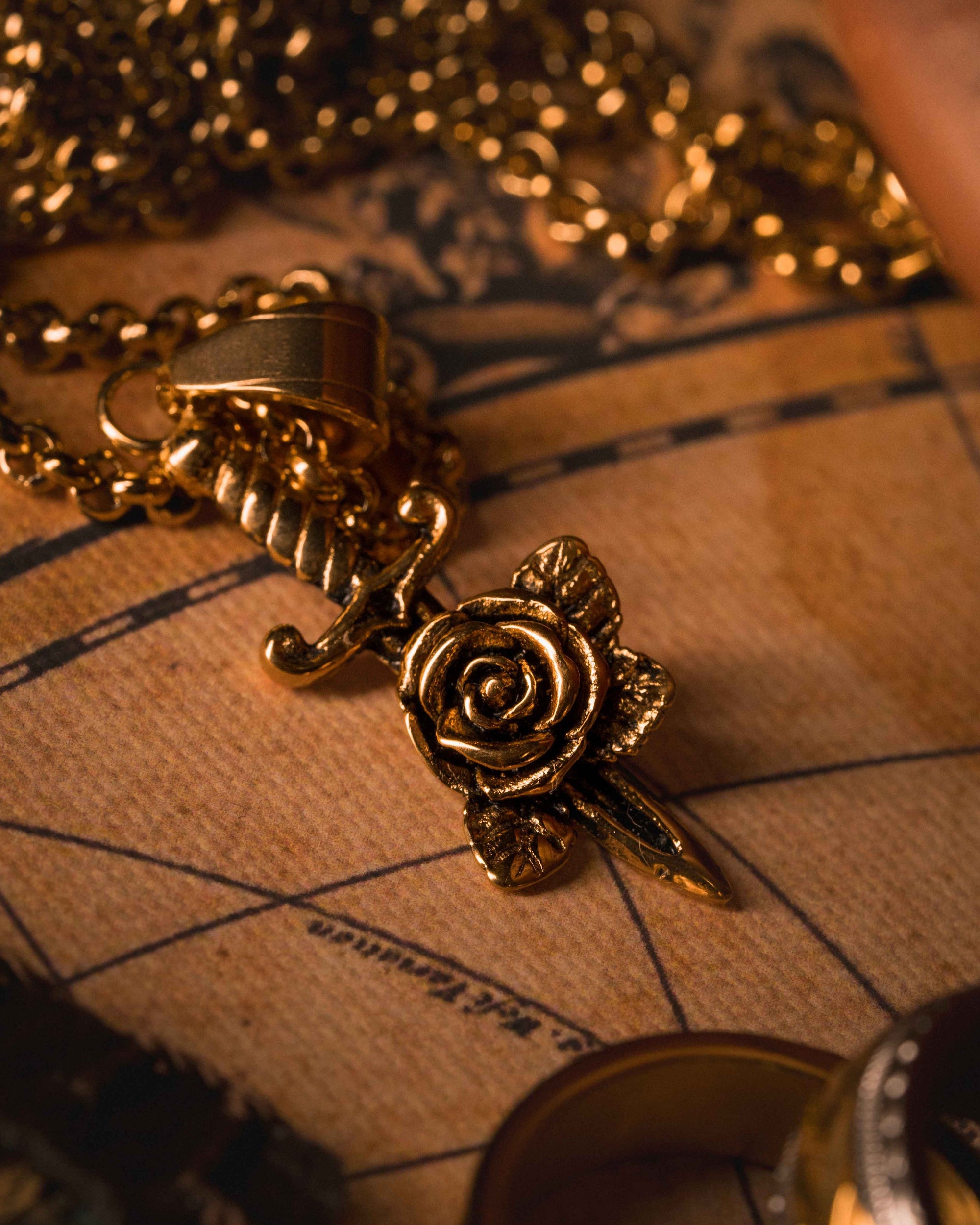 Daggered Rose Pendant-Humbler