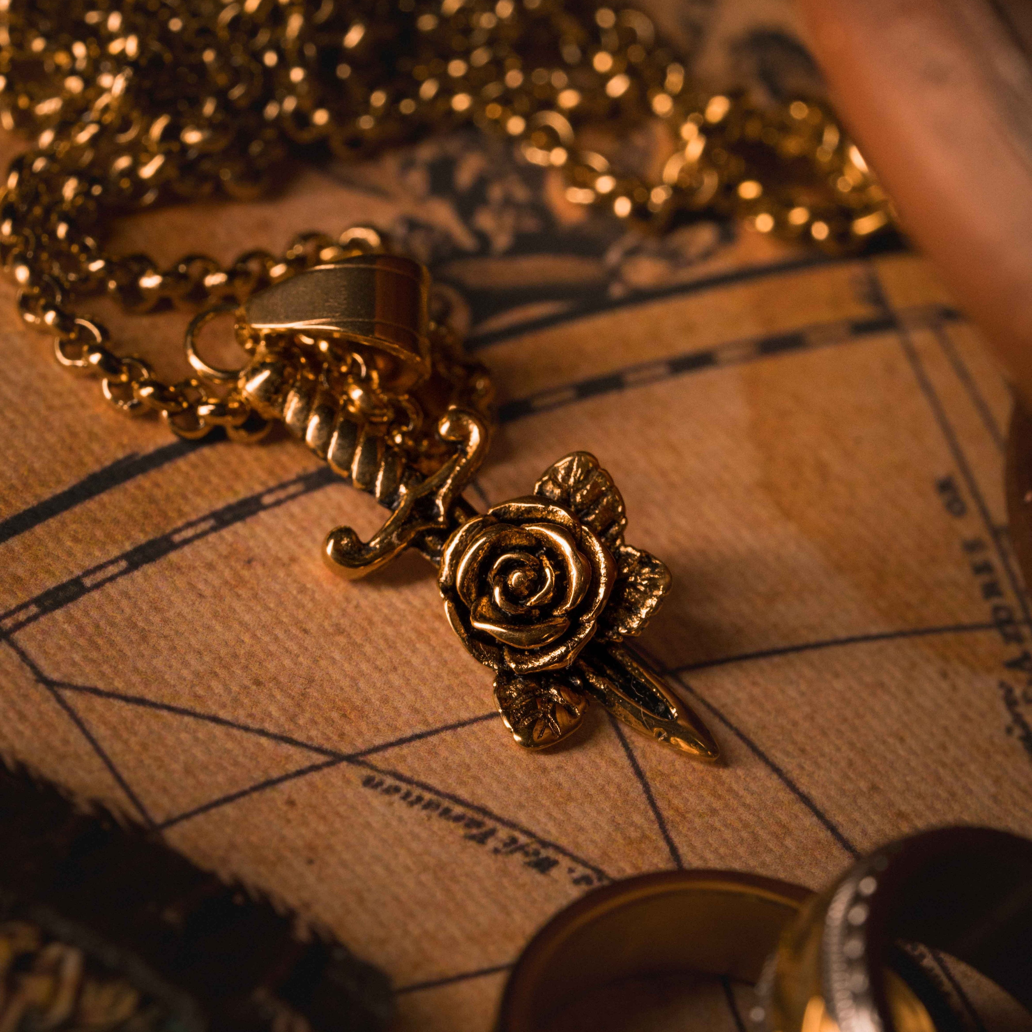 Daggered Rose Pendant-Humbler