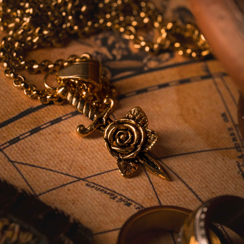 Daggered Rose Pendant-Humbler