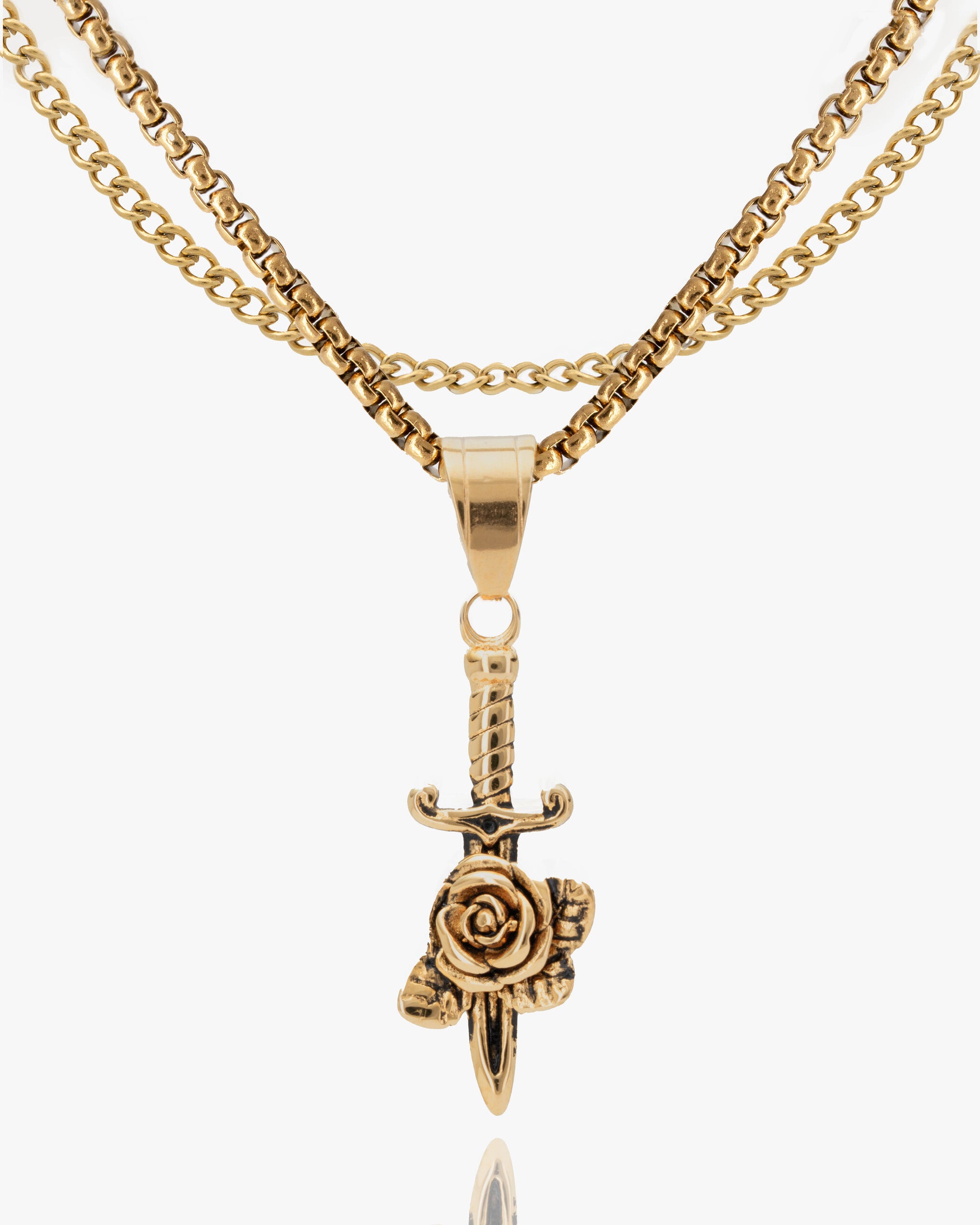 Daggered Rose Pendant-Humbler