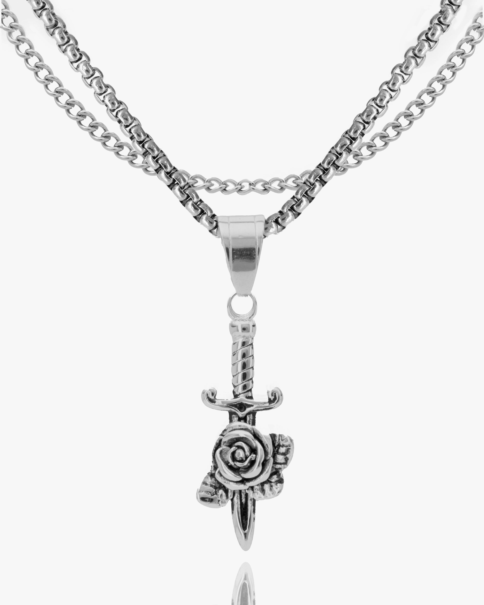 Daggered Rose Pendant-Humbler