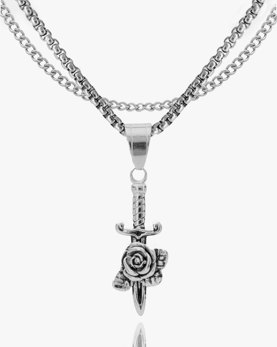 Daggered Rose Pendant-Humbler