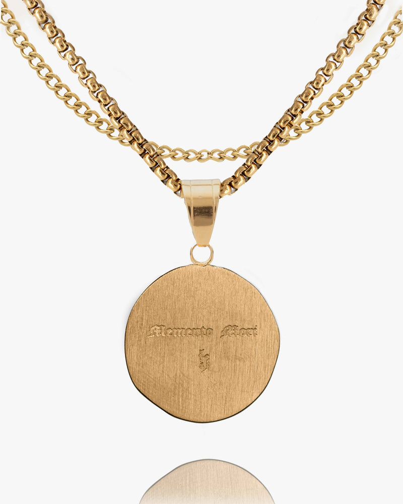 Death Smile Memento Mori Coin Pendant-Humbler