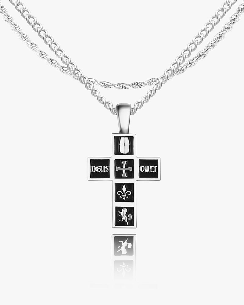 Deus Vult Cross Pendant