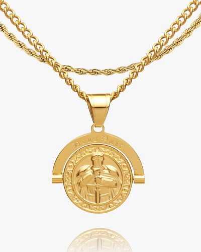 Deus Vult Double Sided Pendant