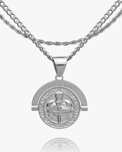 Deus Vult Double Sided Pendant