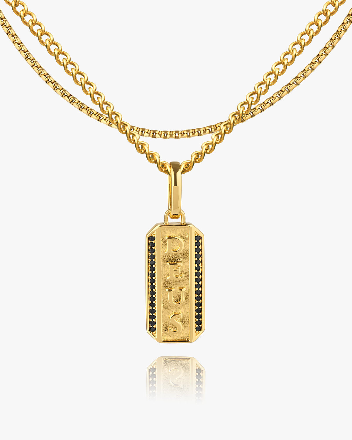 Deus Vult Micro Tag Pendant-Humbler