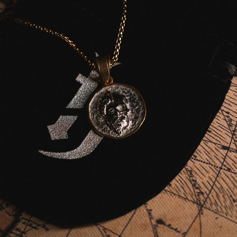 Marcus Aurelius Memento Mori Coin Pendant