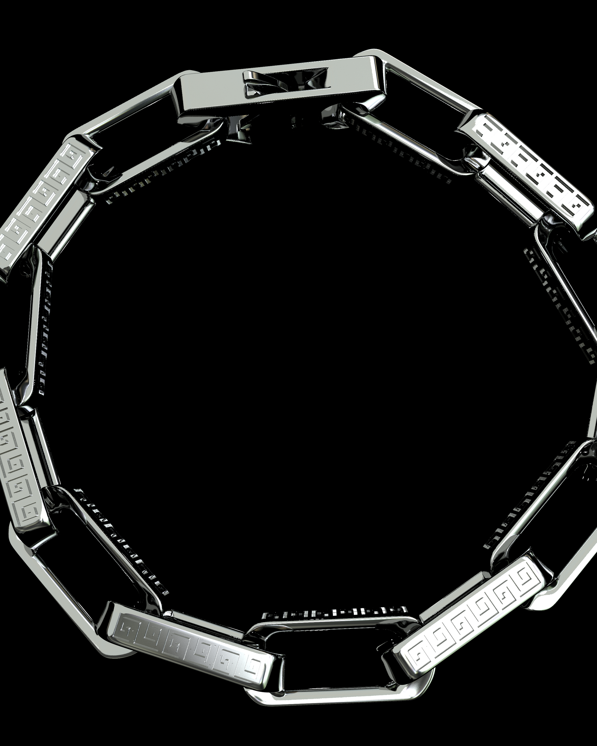 Greek Chain Link Bracelet-Humbler