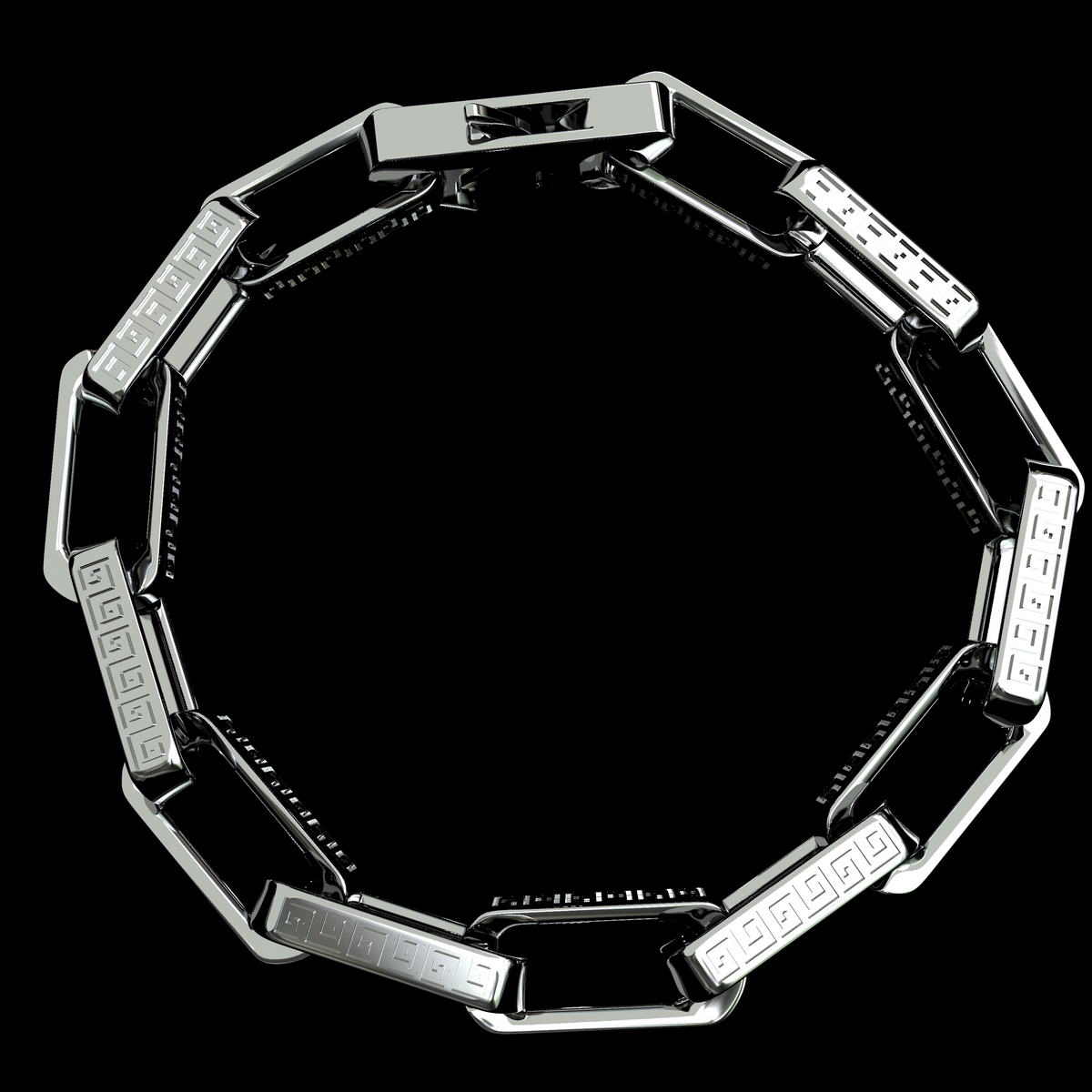 Greek Chain Link Bracelet-Humbler