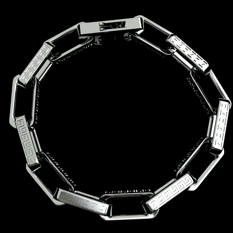 Greek Chain Link Bracelet-Humbler