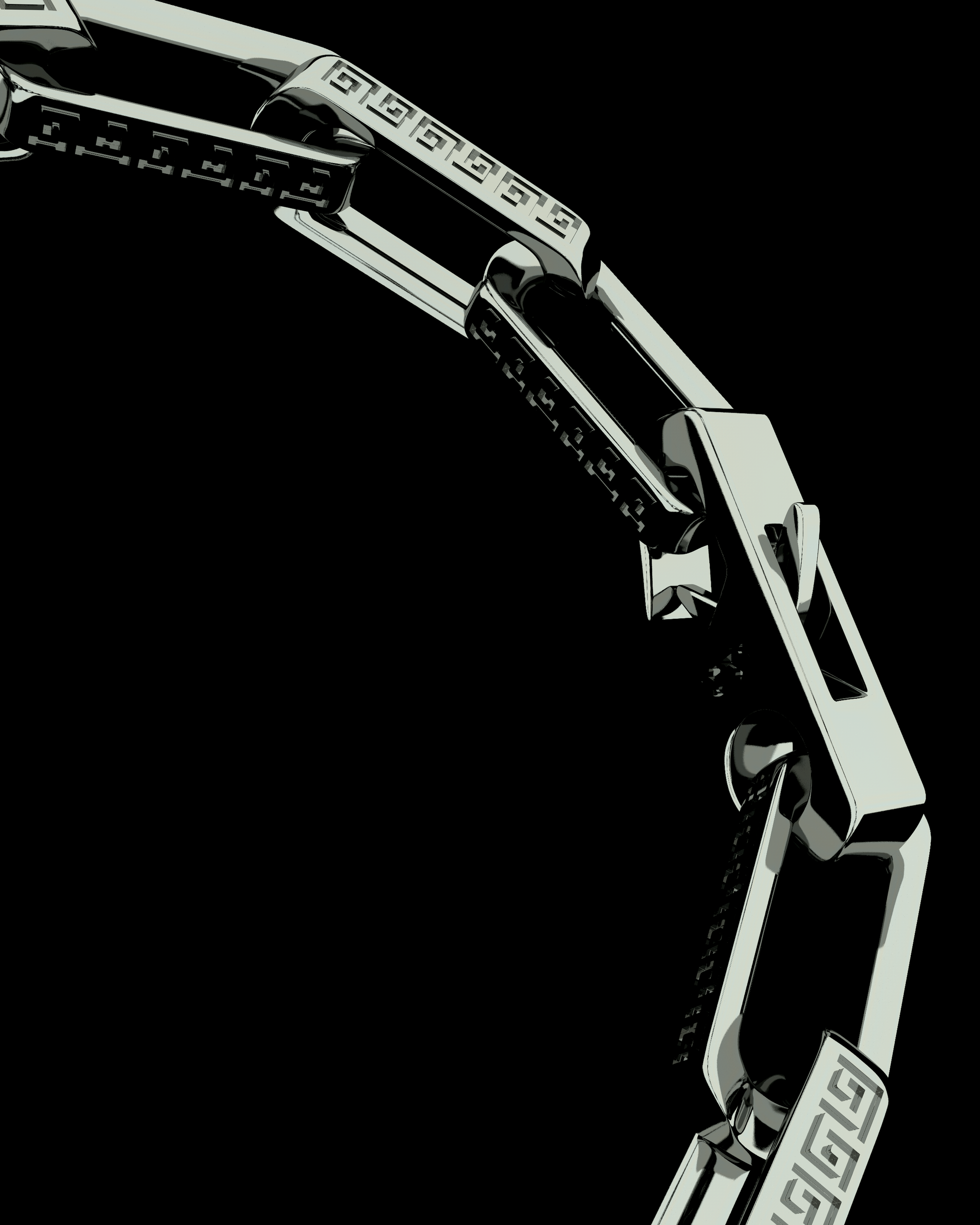 Greek Chain Link Bracelet-Humbler