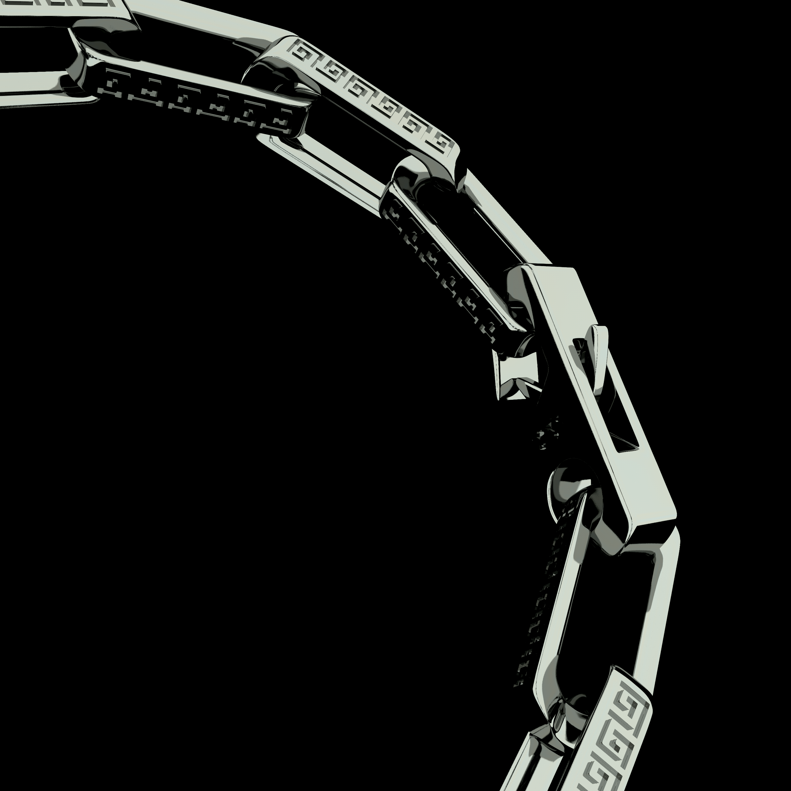 Greek Chain Link Bracelet-Humbler