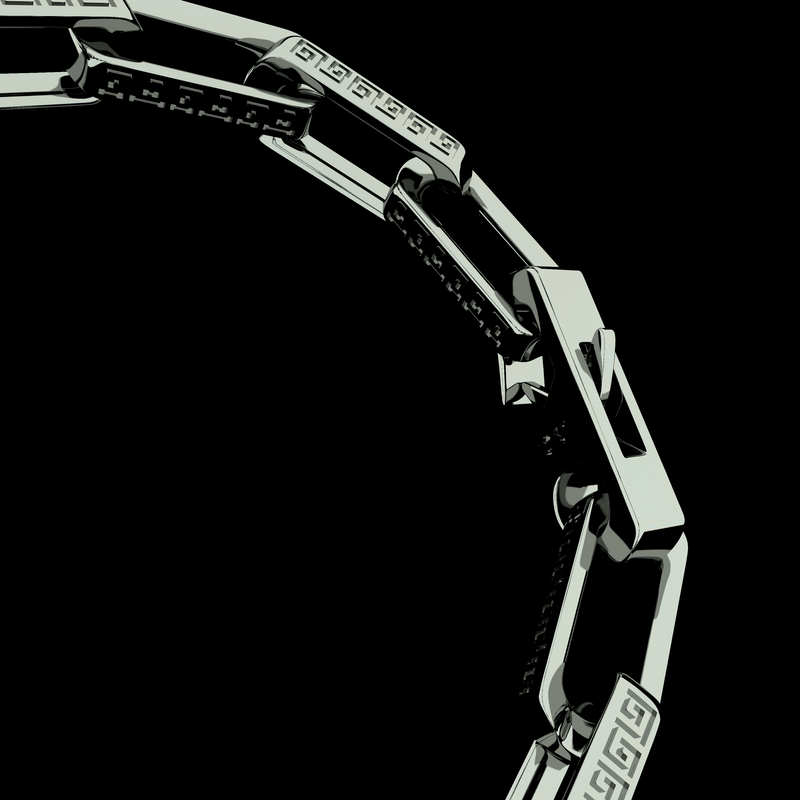 Greek Chain Link Bracelet-Humbler