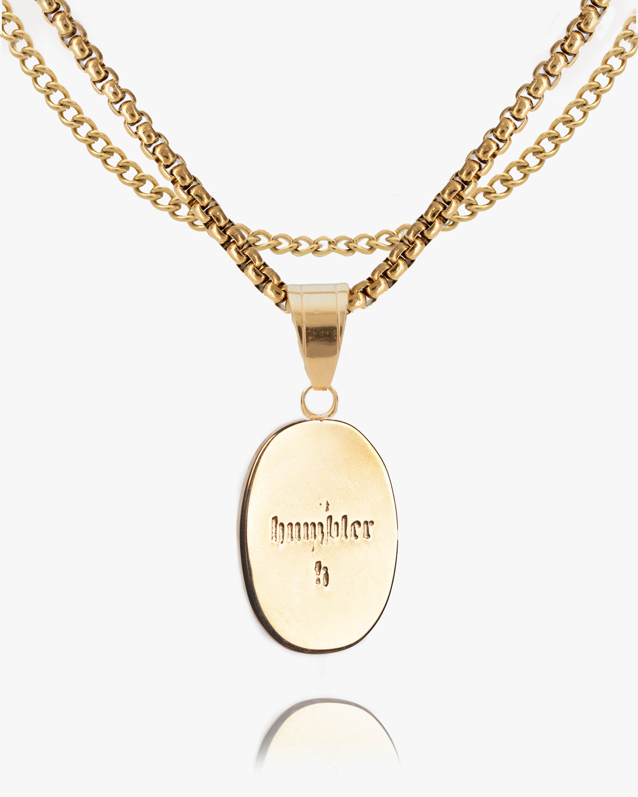 Hard Work & God's Work Coin Pendant-Humbler