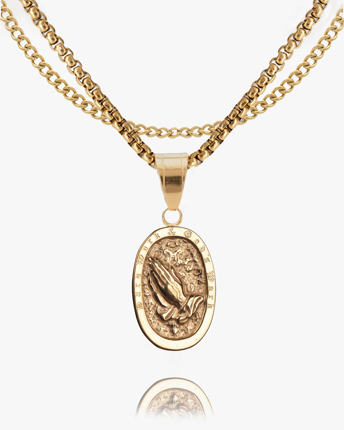 Hard Work & God's Work Coin Pendant-Humbler