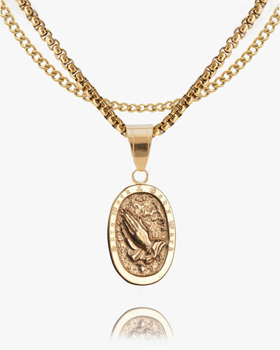 Hard Work & God's Work Coin Pendant