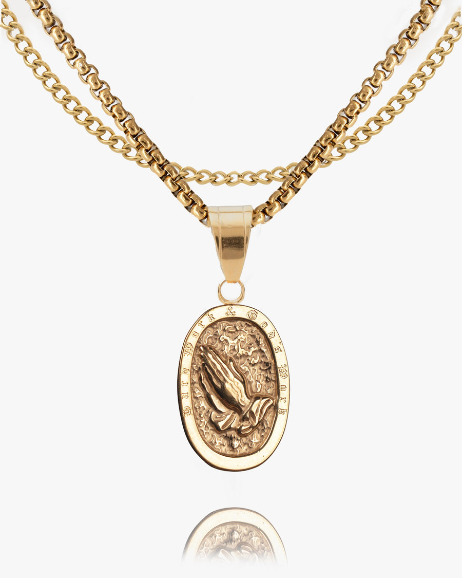 Hard Work & God's Work Coin Pendant-Humbler