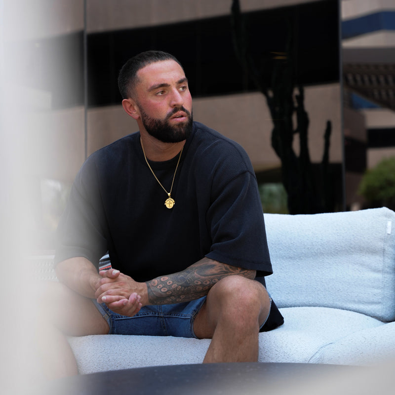 Hard Work & God's Work Double Sided Pendant