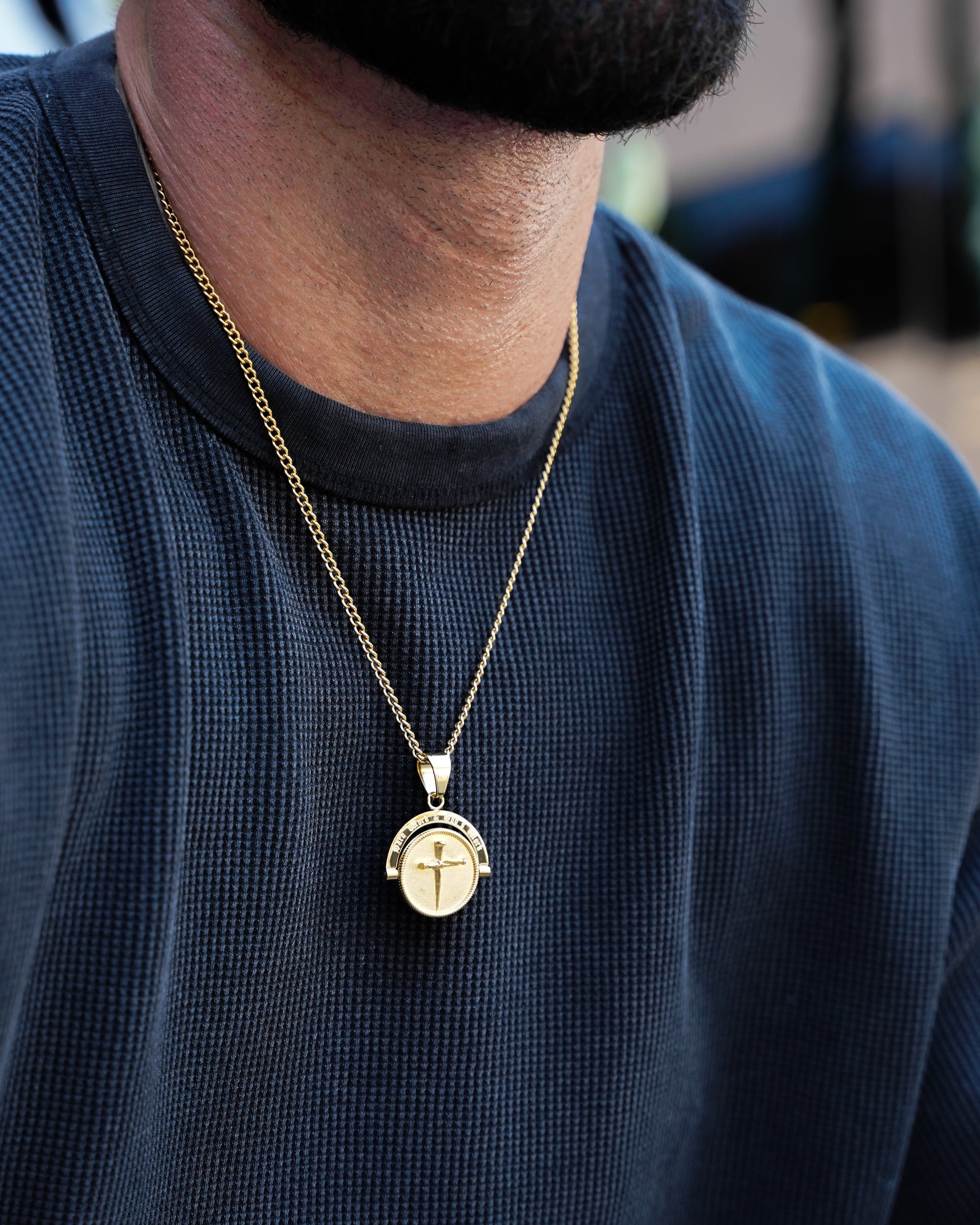 Hard Work & God's Work Double Sided Pendant-Humbler