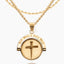 Hard Work & God's Work Double Sided Pendant