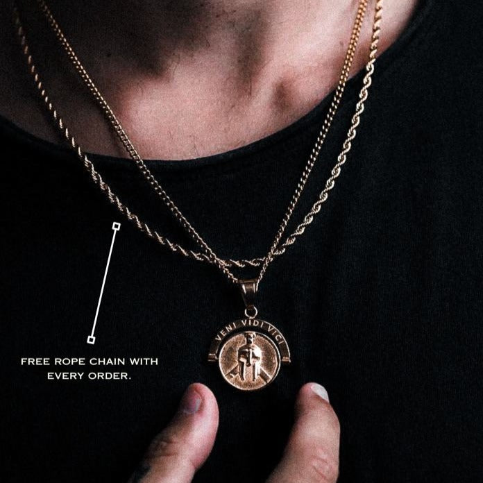 Hercules vs. Achelous Double Sided Pendant-Humbler